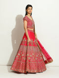 Fuchsia Zardozi Nakashi Lehenga
