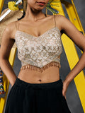 Ivory zari chanderi blouse