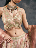 Multi-pastel gota lehenga