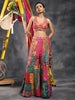 Multicolored patchwork sharara