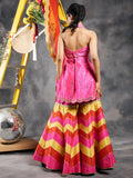Multicolored patchwork garara
