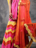 Multicolored patchwork garara