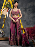 Plum dabka sharara