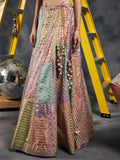 Multicolored pastel lehenga