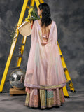 Multicolored pastel lehenga
