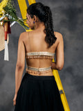 Ivory zari chanderi blouse