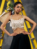 Ivory chanderi blouse