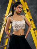 Ivory chanderi blouse