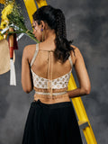 Ivory chanderi blouse