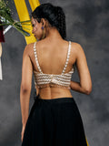 Zari spaghetti blouse