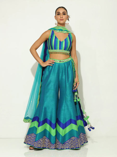 Peacock RangRass Lehenga