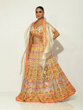 Boho Ruffled Beadwork Lehenga