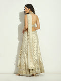 Ivory Halter Mirror Sharara