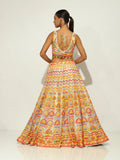 Boho Ruffled Beadwork Lehenga