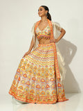 Boho Ruffled Beadwork Lehenga