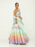 Pastel Patchwork & Chevron Lehenga