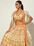 Boho Ruffled Beadwork Lehenga