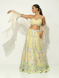 Rangrass Pastel beadwork Lehenga