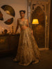 Sky grey zardozi lehenga