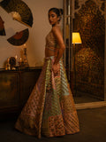 Pastel haphazard lehenga.