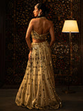 Ivory fish-cut lehenga